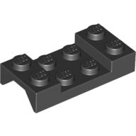 LEGO® los onderdeel Spatbord in kleur Zwart 3788