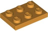 LEGO® los onderdeel Plaat Algemeen Medium Oranje 3021