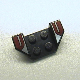 LEGO® los onderdeel Spatbord met Motief Zwart 41854pb11