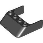 LEGO® los onderdeel Voorruit in kleur Zwart 6238