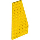 LEGO® los onderdeel Wig Plaat in kleur Geel 30356