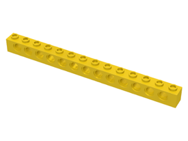 LEGO® los onderdeel Technische Steen in kleur Geel 32018