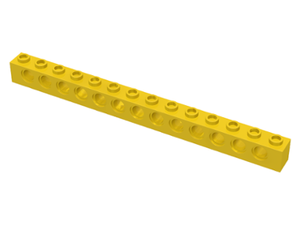 LEGO® los onderdeel Technische Steen in kleur Geel 32018