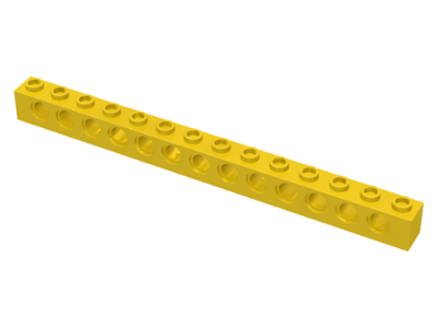 LEGO® los onderdeel Technische Steen in kleur Geel 32018