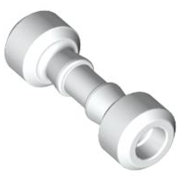 LEGO® los onderdeel Wiel in kleur Wit 45918