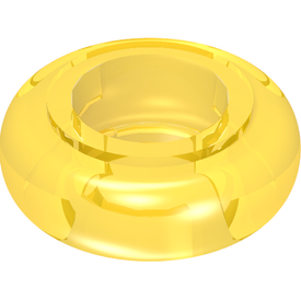LEGO® los onderdeel Clikits in kleur Trans-Neon Geel 46296