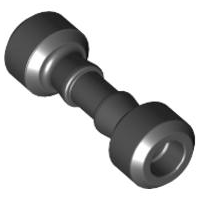 LEGO® los onderdeel Wiel in kleur Zwart 45918