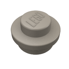 Plaatje in Gallery viewer laden, LEGO® los onderdeel Plaat Rond Chroom Antiek Messing 4073