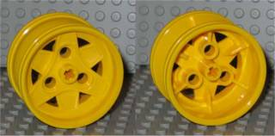 LEGO® los onderdeel Wiel in kleur Geel 41896