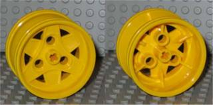 LEGO® los onderdeel Wiel in kleur Geel 41896