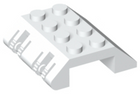 LEGO® los onderdeel Dakpan Algemeen in kleur Wit 44571