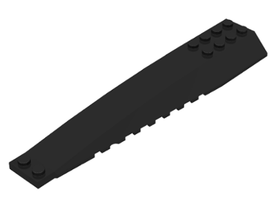 LEGO® los onderdeel Wig in kleur Zwart 45301