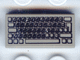 Plaatje in Gallery viewer laden, LEGO® los onderdeel Tegel met Motief Donkergrijs 3069pb0030
