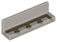 LEGO® los onderdeel Paneel in kleur Doorzichtig Zwart 30413