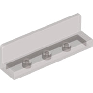 LEGO® los onderdeel Paneel in kleur Doorzichtig Zwart 30413