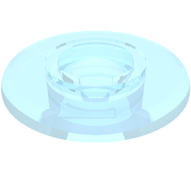 LEGO® los onderdeel Clikits in kleur Doorzichtig Aqua 45473