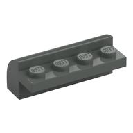 Plaatje in Gallery viewer laden, LEGO® los onderdeel Dakpan Gebogen in kleur Donkergrijs 6081
