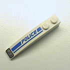 LEGO® los onderdeel Dakpan Gebogen met Motief Wit 42022pb09L