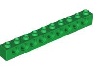 Plaatje in Gallery viewer laden, LEGO® los onderdeel Technische Steen in kleur Groen 2730