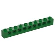 Plaatje in Gallery viewer laden, LEGO® los onderdeel Technische Steen in kleur Groen 2730