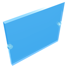 Plaatje in Gallery viewer laden, LEGO® Venster, Ruit en Luik Doorschijnend Medium Blauw 3855