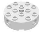 LEGO® los onderdeel Steen Rond in kleur Wit 6222