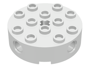 LEGO® los onderdeel Steen Rond in kleur Wit 6222