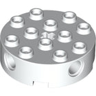 LEGO® los onderdeel Steen Rond in kleur Wit 6222