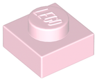 LEGO® los onderdeel Plaat Algemeen in kleur Roze 3024