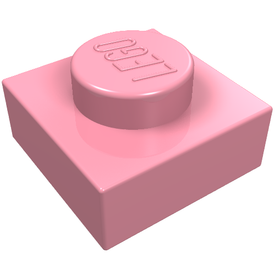 LEGO® los onderdeel Plaat Algemeen in kleur Roze 3024