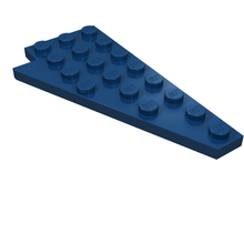 Plaatje in Gallery viewer laden, LEGO® los onderdeel Wig Plaat in kleur Donkerblauw 3934b
