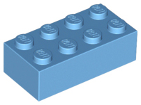 Plaatje in Gallery viewer laden, LEGO® los onderdeel Steen in kleur Medium Blauw 3001