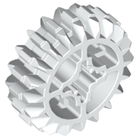 Plaatje in Gallery viewer laden, LEGO® los onderdeel Technische Tandwiel in kleur Wit 32269