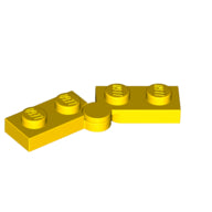 Plaatje in Gallery viewer laden, LEGO® los onderdeel Scharnier in kleur Geel 2429c01