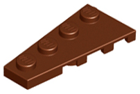 Plaatje in Gallery viewer laden, LEGO® los onderdeel Wig Plaat Roodachtig Bruin 41770