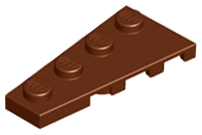 LEGO® los onderdeel Wig Plaat Roodachtig Bruin 41770