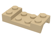 Plaatje in Gallery viewer laden, LEGO® los onderdeel Spatbord in kleur Geelbruin 3788