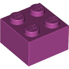 LEGO® los onderdeel Steen in kleur Magenta 3003