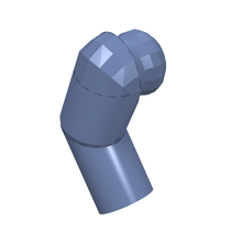 Plaatje in Gallery viewer laden, LEGO® los onderdeel Lijf Accessoire in kleur Zandblauw 982