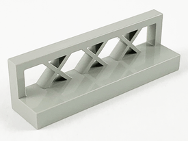 LEGO® los onderdeel Hek in kleur Lichtgrijs 3633