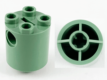 Plaatje in Gallery viewer laden, LEGO® los onderdeel Steen Rond in kleur Zandgroen 30361c