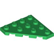 Plaatje in Gallery viewer laden, LEGO® los onderdeel Wig Plaat in kleur Groen 30503