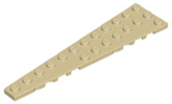 Plaatje in Gallery viewer laden, LEGO® los onderdeel Wig Plaat in kleur Geelbruin 47397