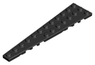 LEGO® los onderdeel Wig Plaat in kleur Zwart 47397