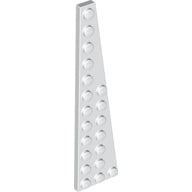 Plaatje in Gallery viewer laden, LEGO® los onderdeel Wig Plaat in kleur Wit 47398