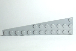 LEGO® los onderdeel Wig Plaat Licht Blauwachtig Grijs 47398