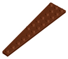 LEGO® los onderdeel Wig Plaat Roodachtig Bruin 47398