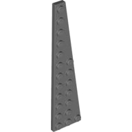 Plaatje in Gallery viewer laden, LEGO® los onderdeel Wig Plaat Donker Blauwachtig Grijs 47398