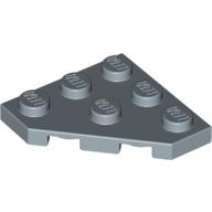 Plaatje in Gallery viewer laden, LEGO® los onderdeel Wig Plaat in kleur Zandblauw 2450
