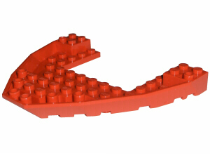 LEGO® los onderdeel Boot in kleur Rood 47404